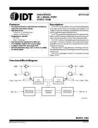 Datasheet IDT7014S12PF производства IDT